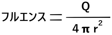 光子束密度（フルエンス率）